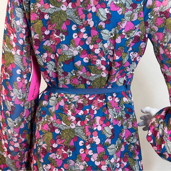 NWT Betsy Johnson Very Cherry Wrap Dress - Picture 8 of 16